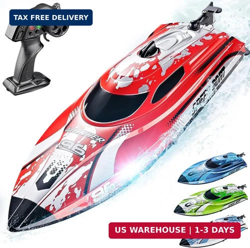 BEZGAR RC Boat TX126-12 Inch Remote Control Boat for Lakes and Pools