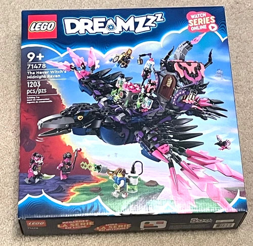 Lego DREAMZzz Set 71478 Never Witch's Midnght Raven Sealed In Box