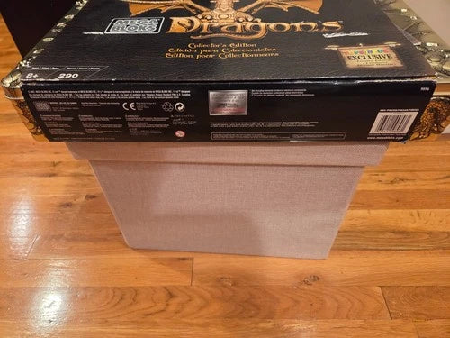 Mega Bloks 9896 Dragons Tower Draigar Tin Limited Edition Set 100% Complete 2002