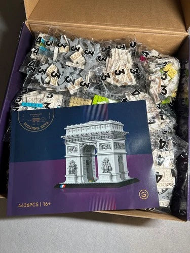 Givenni Building Sets Arc de Triomphe - Building Blocks Bricks 4436 PCS NEW