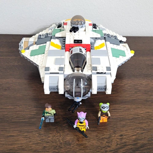 MEOW Star Wars Rebels The Ghost 75053 Zeb Kanan Hera Incomplete No Box