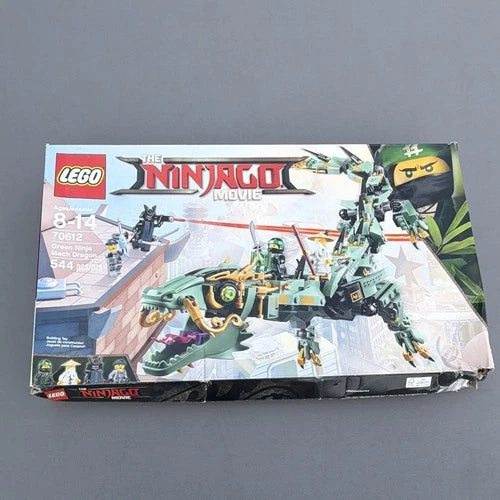 LEGO Ninjago Movie 70612 Green Ninja Mech Dragon NEW SEALED Retired Damaged Box