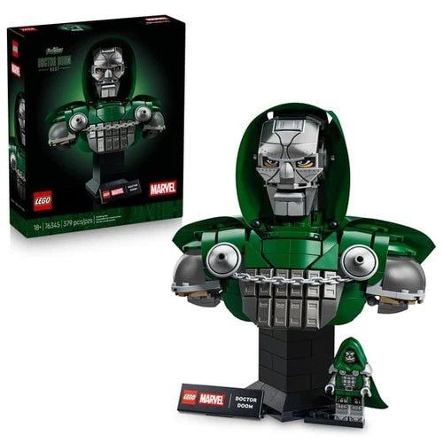 LEGO Marvel Doctor Doom Bust - Building Set for Adults, Ages 18+ Marvel Avengers