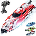 RC Boat, 12 inch Remote Control Boat for Kids and Adults, 25 KPH Fast RC Red