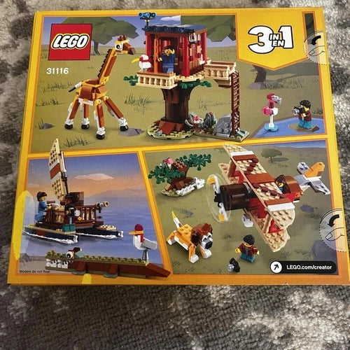 Lego Creator 3 in 1 Safari Wildlife Tree House Building Set (NEW)