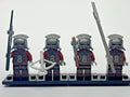 LEGO Lord of the Rings Minifigure - Uruk-Hai Helmet Lot of 4 - LOR007 Damaged