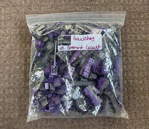 Halo Mega Bloks 96823 UNSC Gausshog vs Covenant Locust Almost Complete *No Figs*