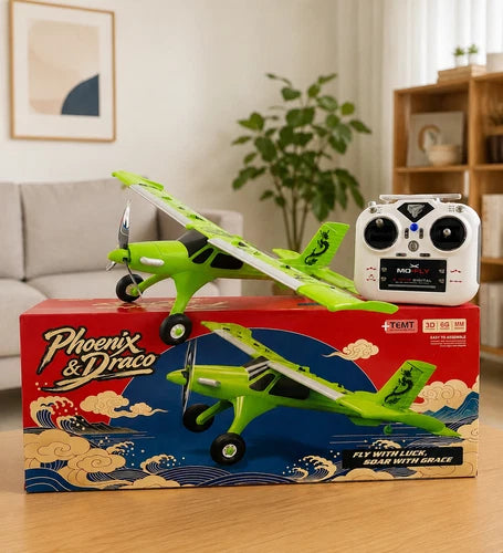 MF-X7 RC Plane DRACO Green/Red Color Phoenix & Dragon Stunt Aircraft
