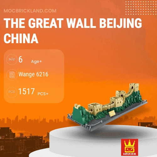 Wange Authentic Great Wall of China Building Block Set 1517pcs #6216