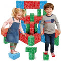 Cardboard Building Blocks Set, 40 Pieces Jumbo Stacking Toy for Kids