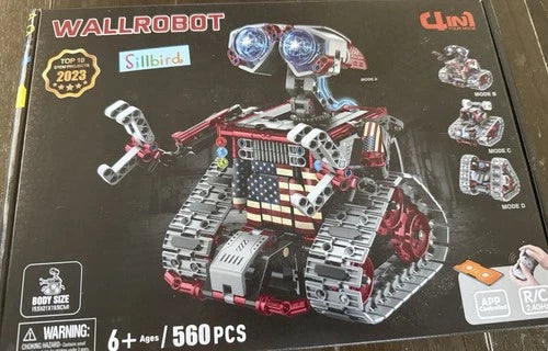 Sillbird WallRobot 4-in-1 STEM Robot Building Kit 560 Pieces NEW Sealed