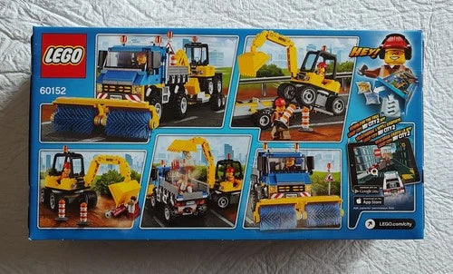 NEW Lego CITY 60152 Sweeper and Excavator. Construction. Great Vehicles. Truck