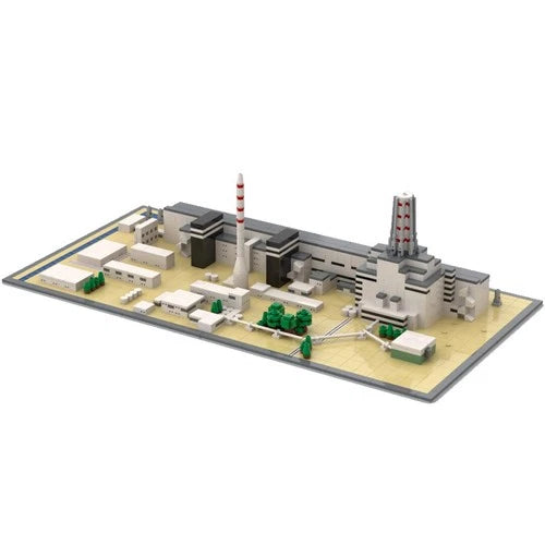 MOC Chernobyl Nuclear Power Plant Architecture Model Building Kits 1488 Pcs