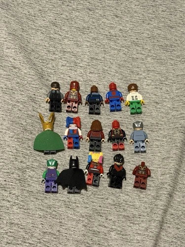 LEGO Marvel & DC Lot Of 14 + Iron Man Parts