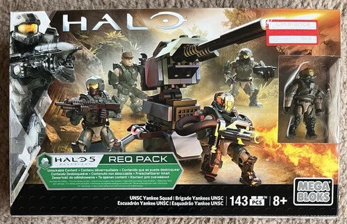 2015 Mega Bloks Halo UNSC Yankee Squad REQ Pack New Sealed 143 Pieces DPJ88