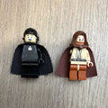 Lego Star Wars light up lightsaber minifigures obi wan and luminara unduli