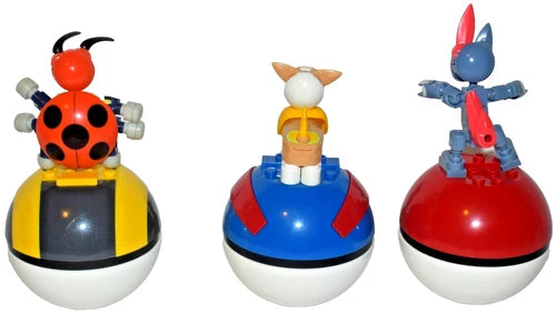 Mega Construx Pokemon Pokeball Lot of 15 Chikorita Cyndaquil Hoppip Charmander