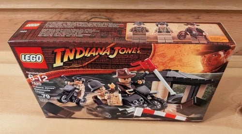 MEOW Indiana Jones: Indiana Jones Motorcycle Chase (7620) Rare New Sealed