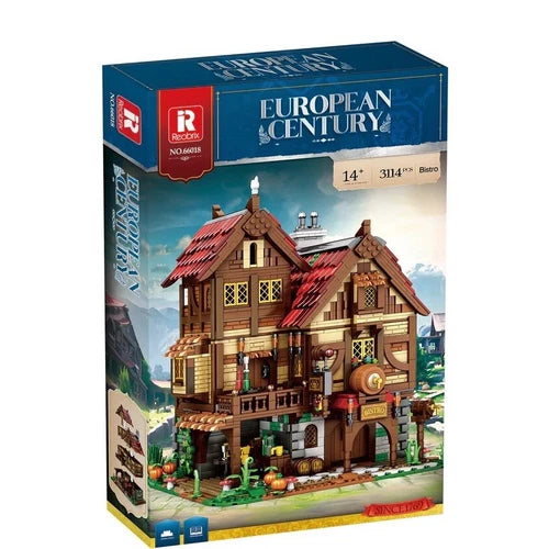 Medieval Tavern House Building Blocks European Street Brick 3114PCS NEW IN BOX