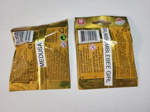 MEOW 71001, Medusa and Bumblebee Girl, blind bags, new, sealed, removable tape