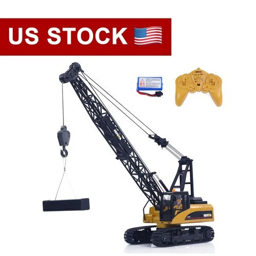 Huina 572 1/14 15CH RC Construction Crawler Crane Truck Engineering Vehicle Toy