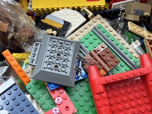 MEOW 20 lbs Pounds BULK Random Parts Pieces Building Plates Blocks Free Shipping