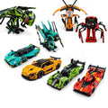 2-in-1 Transform Building Blocks Set 4 Styles STEM Toy Remote Conctrl Set