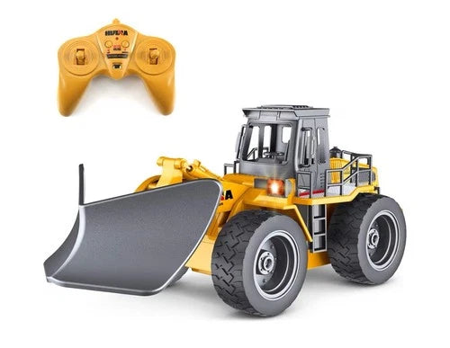HUINA RC Truck Remote Control Snow Plow 6 Channel 2.4G Alloy Snow Sweeper Veh