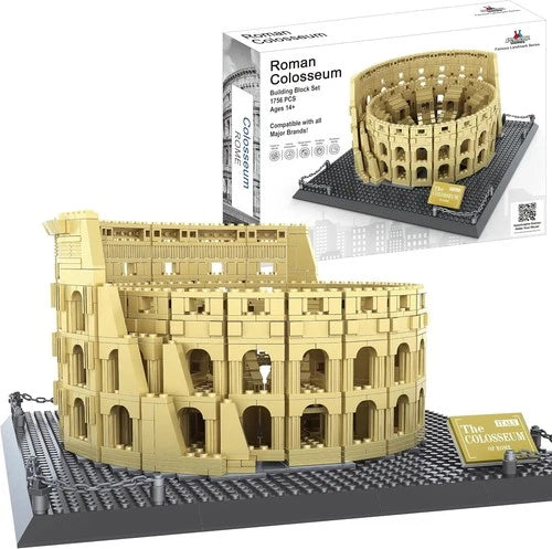 Roman Colosseum Building Block Set - 1756 Pieces of Architectural Brilliance
