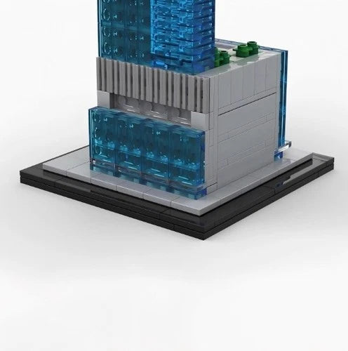 Central Park Tower 1:800 Scale Building Model Block Assembly Set Skyscraper