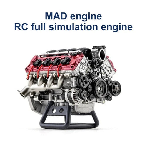 For Adults V8 Combustion Engine Model Building Kits Internal DIY Hobby