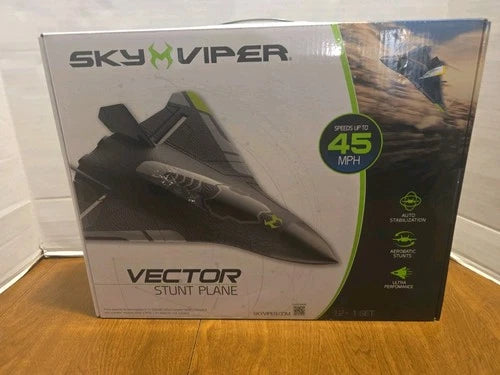 Sky Viper Vector Performance Stunt Jet RC Airplane 35MPH 200ft Range NEW