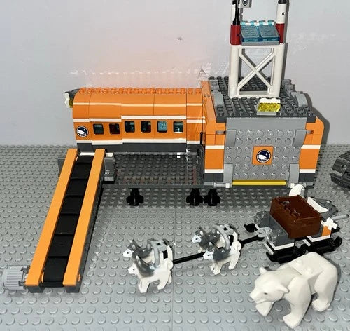 Lego 60032 60036 City Arctic Base Camp Snowmobile Lot 2 Complete Sets