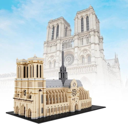 Building Blocks Notre Dame Cathedral - 7380PCS Micro Bricks French Gothic Model