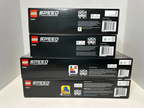 LEGO Speed Champions 4 Set Lot 76918 76909 76906 76907 New Sealed 6 Cars Ferrari