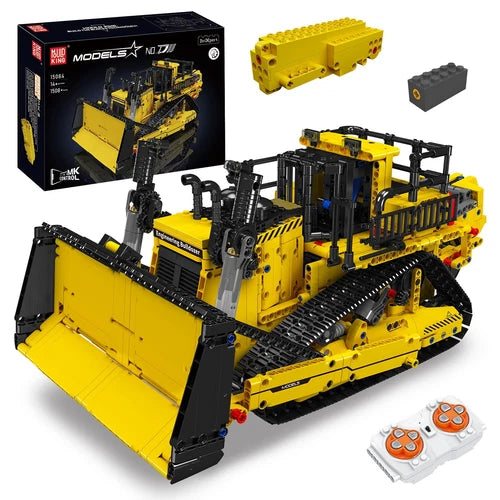 Mould King 15084 Bulldozer Engineering Truck Vehicle Building Block RC Toy MOC