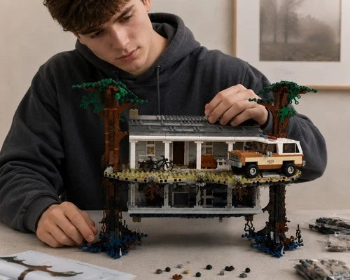 Stranger Things Inspired House Upside Down MOC Building Block Set No Box