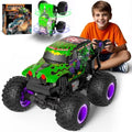 Monster Trucks for Boys Age 4-7, 2.4Ghz RC Zombie Monster Truck Toys with Stu...