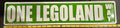 Lego "One Legoland Way" Green Metal Aluminum Street Sign Mancave Wall Hanging