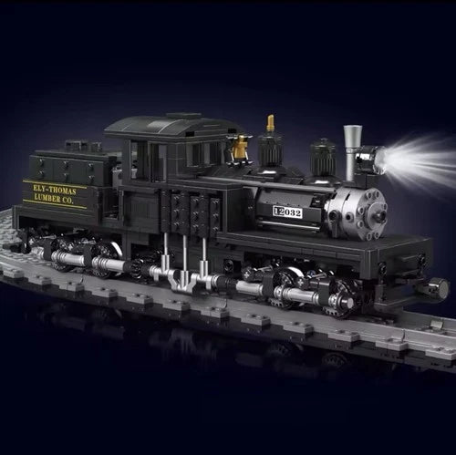 Mould King Shay-Type Steam Locomotive Building Set, With Led Light, Remote