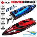 HJ808 RC Boat 2.4G High-Speed Remote Control Racing Boat LED 370 Brushed Motor