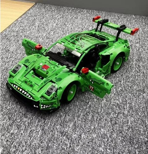 NEW GT Dinosaur Race Car Building Blocks Set Model Adults MOC Technic Speed
