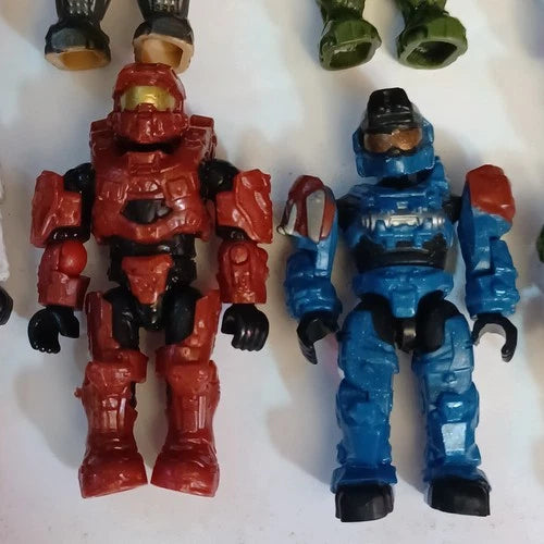 Halo Mega Blocks 33+ Figures And parts lot SEE PICS