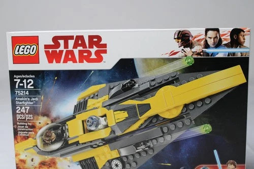 Lego Star Wars Anakin's Jedi Starfighter 75214 New Factory Sealed 247pcs Retired