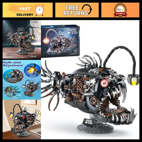 Mechanical Fish Building Set - STEM Toy for Ages 8-14, Creative Engineering Kit