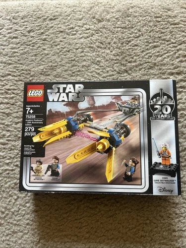 LEGO Star Wars Anakin's Podracer 20th Anniversary 75258 Brand New Sealed Retired