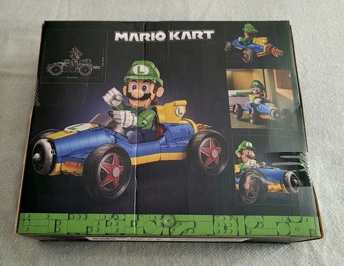 *USA Seller* Luigi and Mach 8 Building Bricks