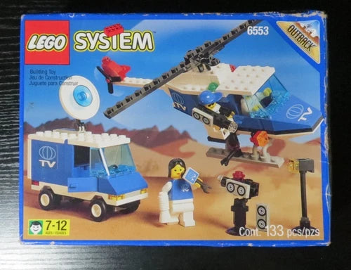 LEGO 6553 Outback Crisis News Crew SEALED BOX Town 1997 Retired Vintage