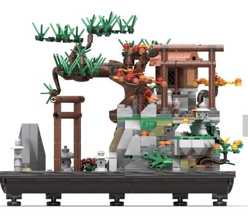 MOC-16896 Potted plant building blocks Toys Christmas gift