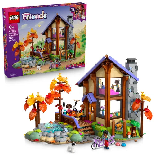 MEOW Friends Cozy Fall Forest Cabin - Building Toy for Girls & Boys, Ages 9+ - D